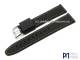 Uhrenarmband 22mm schwarz Silikon gelbe Kontrastnaht von Piero Magli (Schlie�enansto� 20 mm)