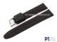Uhrenarmband 24mm schwarz Silikon rote Kontrastnaht von Piero Magli (Schlie�enansto� 22 mm)