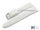 Uhrenarmband 20mm wei� Silikon abgen�ht von Piero Magli (Schlie�enansto� 18 mm)