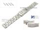 Uhrenarmband Edelstahl 18-22mm Wechselansto� teilweise poliert Sicherheitsfaltschlie�e Piero Magli