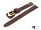Uhrenband 10mm bordeaux echt B�ffel genarbt von Piero Magli (Schlie�enansto� 08 mm)
