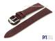 Uhrenband 20mm bordeaux echt B�ffel genarbt von Piero Magli (Schlie�enansto� 16 mm)