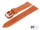 Uhrenband 16mm rotbraun echt B�ffel genarbt von Piero Magli (Schlie�enansto� 14 mm)