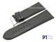 Uhrenband 34mm schwarz glatt elegant abgen�ht von Piero Magli (Schlie�enansto� 30 mm)