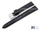 Uhrenarmband 14mm dunkelblau Kroko-Pr�gung seidenmatt abgen�ht Piero Magli (Schlie�enansto� 12 mm)