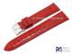 Uhrenarmband 18mm rot Kroko-Pr�gung seidenmatt abgen�ht Piero Magli (Schlie�enansto� 16 mm)