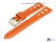 Uhrenarmband 22mm orange/wei� \