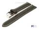 Uhrenband 20mm dunkelbraun echt Alligator helle Naht von Piero Magli (Schlie�enansto� 18 mm)