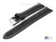 Uhrenband 22mm schwarz echt Alligator sportlich helle Naht von Piero Magli (Schlie�enansto� 20 mm)