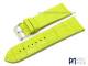 Uhrenband 28mm gr�n Alligator-Pr�gung elegant wei�e Naht von Piero Magli (Schlie�enansto� 24 mm)