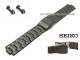 Ersatz-Uhrenband SEIKO 21mm schwarz Edelstahl massiv Rundansto� f�r SNAD91P1