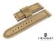 Uhrenarmband STEINHART 24mm braun Juchtenleder Doppelnaht (Schlie�enansto� 24 mm)