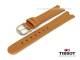 Original Ersatzband TISSOT Rockwatch 16mm Leder hellbraun f�r R150 917