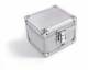 Uhrenbox Aluminium silberfarben f�r 1 Armbanduhr