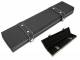 Uhrenetui schwarz wei� abgen�ht mit Nieten f�r 1 Armbanduhr