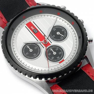 1a Angebot: Sportiver Chronograph Edelstahl Ziffernblatt mehrfarbig von D.Factory (*DF*HU*) - Bild vergr��ern 
