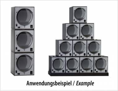 MODULSERIE BOXY: Uhrenbeweger -Boxy Carbon- von Beco f�r eine Automatikuhr - Bild vergr��ern 