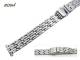 Uhrenarmband 14mm Edelstahl ROWI poliert modisches Design