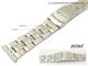 Uhrenarmband 22mm Edelstahl bicolor ROWI teilweise poliert sportlich-schlichtes Design