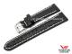 Original-Uhrenarmband Vostok Europe 20mm schwarz Leder genarbt f�r Mriya