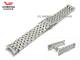 Uhrenarmband Vostok Europe 22mm Edelstahl silberfarben massiv mit Rundansto� f�r Rocket N1 NH25