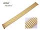 Uhrenarmband Fixoflex S Zugband Teleskop-Ansto� 16-20mm Edelstahl gold ROWI modisches Design