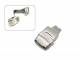 Sicherheitsfaltschlie�e (HeSFS-06) 14mm Edelstahl geb�rstet mit Dr�ckern