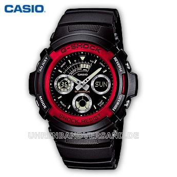 Chronograph AW-591-4AER schwarz/dunkelrot