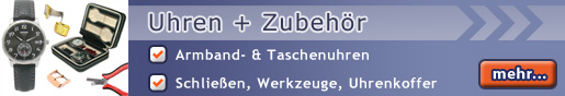 SHOP-RUBRIK: Uhrenwerkzeug, Uhrenboxen und mehr...