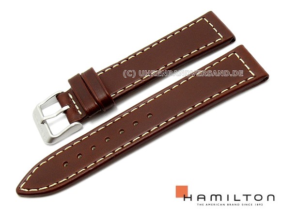 Ersatzband HAMILTON 20mm braun glatt