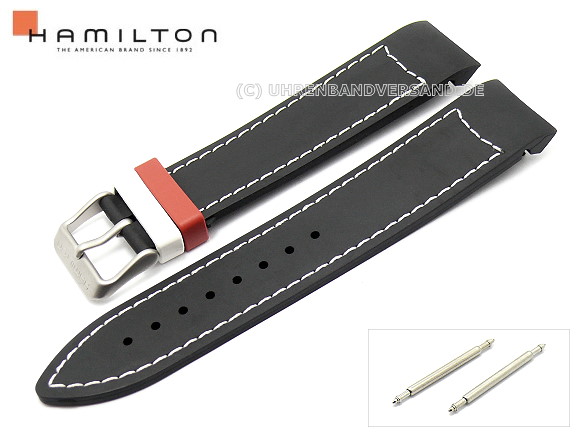 Uhrenarmband HAMILTON 21mm schwarz