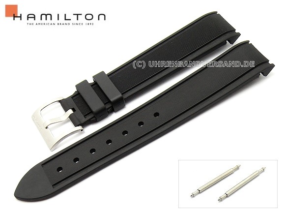 Uhrenarmband HAMILTON 20mm schwarz