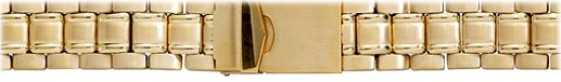 Uhrenb�nder aus Edelstahl, goldfarben/vergoldet