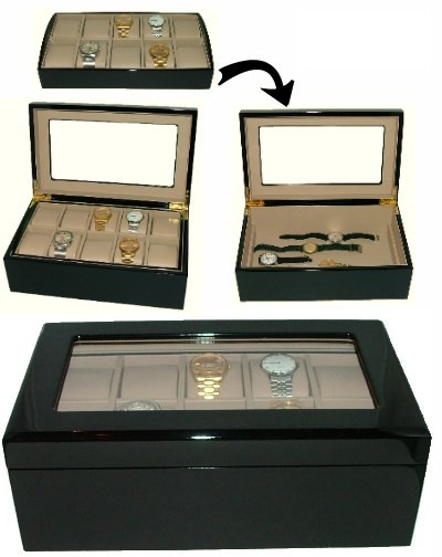 Armbanduhren on Piano 10   Klavierlack F  R Bis Zu 10 Armbanduhren   Bild Vergr    Ern