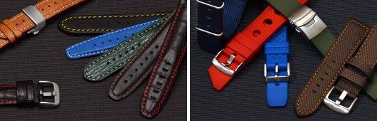 Uhrenarmbänder in großer Vielfalt