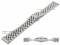 Uhrenarmband 22mm Edelstahl massiv teilweise...