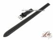 Manufaktur- Uhrenarmband 14mm schwarz Kalbleder glatt von LIC (Schlie&szlig;enansto&szlig; 14 mm)