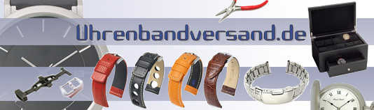 Uhrenarmband-Versand, Ihr Spezialist für Uhrenarmbänder, Uhren, Zubehör und mehr