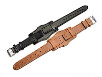 leather pad watch band 
