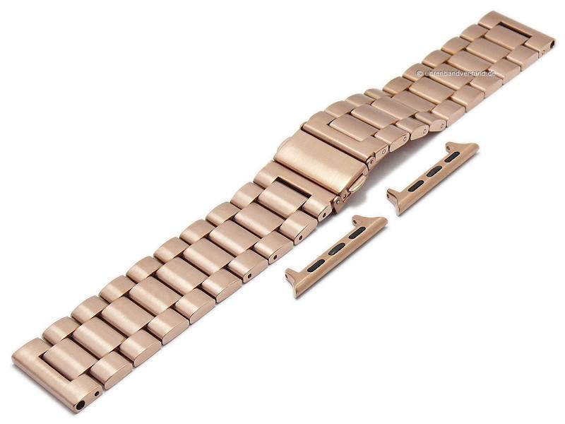 Inexpensive Rose Gold 24 mm Watch Band 431.50.41.22.13.001_K0017282