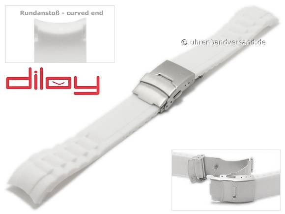 22 Mm Uhrenarmband Leder Silikon Rundanstou00df Uhrenarmband