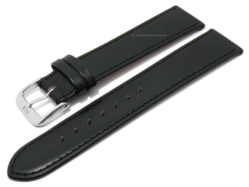 Cordovan Shell Uhrenarmband 19 Mm Schwarz – Galopper-Verschluss, 2. Wahl
