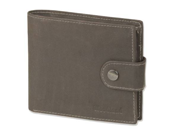 Woodland Multibag Aus Büffelleder - 3-in-1 Geldbörse, Brustbeutel & Gürteltasche In Cognac