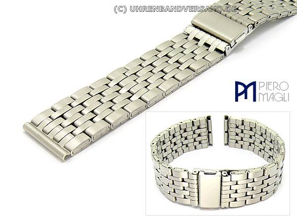 JuwelmaLux Uhrenarmband JuwelmaLux Uhrenarmband Edelstahl Mit Sicherheitsfaltschliesse Jl28 09 S06al0qm