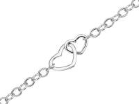 Schmuck-Armband 925 Silber rhodiniert