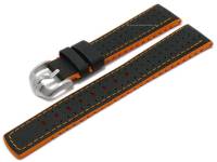 Kautschuk Uhrenarmband 22mm Uhren Armband Schwarz Uhrenarmband