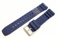 Taucher-Uhrenarmband 20mm blau von Eulit