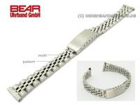 Edelstahl-Uhrband 14mm teilweise poliert von BEAR