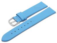 Meyhofer EASY-CLICK Uhrenarmband Natal 20mm hellblau Leder glatt