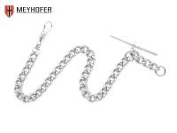 Taschenuhrkette Schönau silberfarben Metall Rundpanzer Single